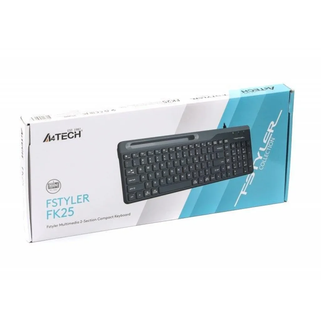 Клавіатура A4Tech Fstyler FK25 Black USB, FK25 (Black) UA