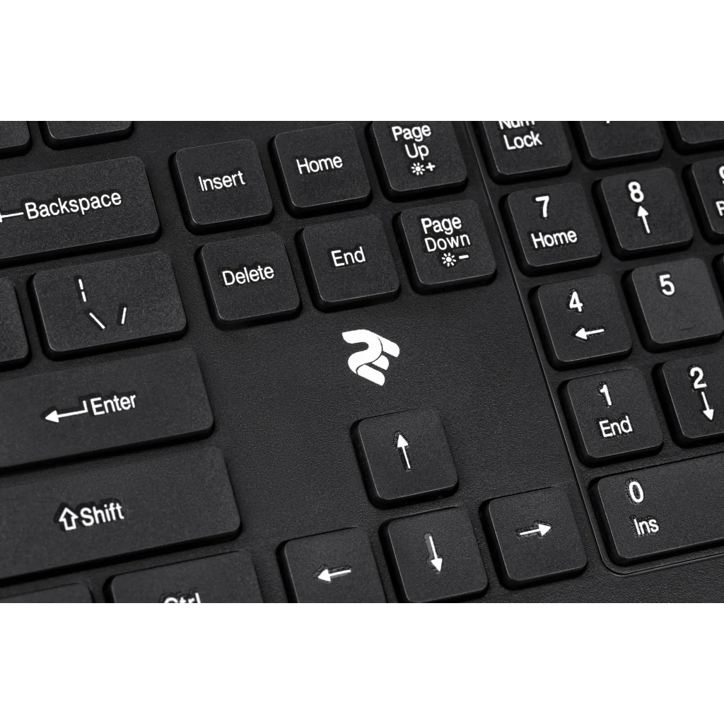 Клавіатура бездротова 2E KS210 Slim WL Ukr (2E-KS210WB) Black USB UA