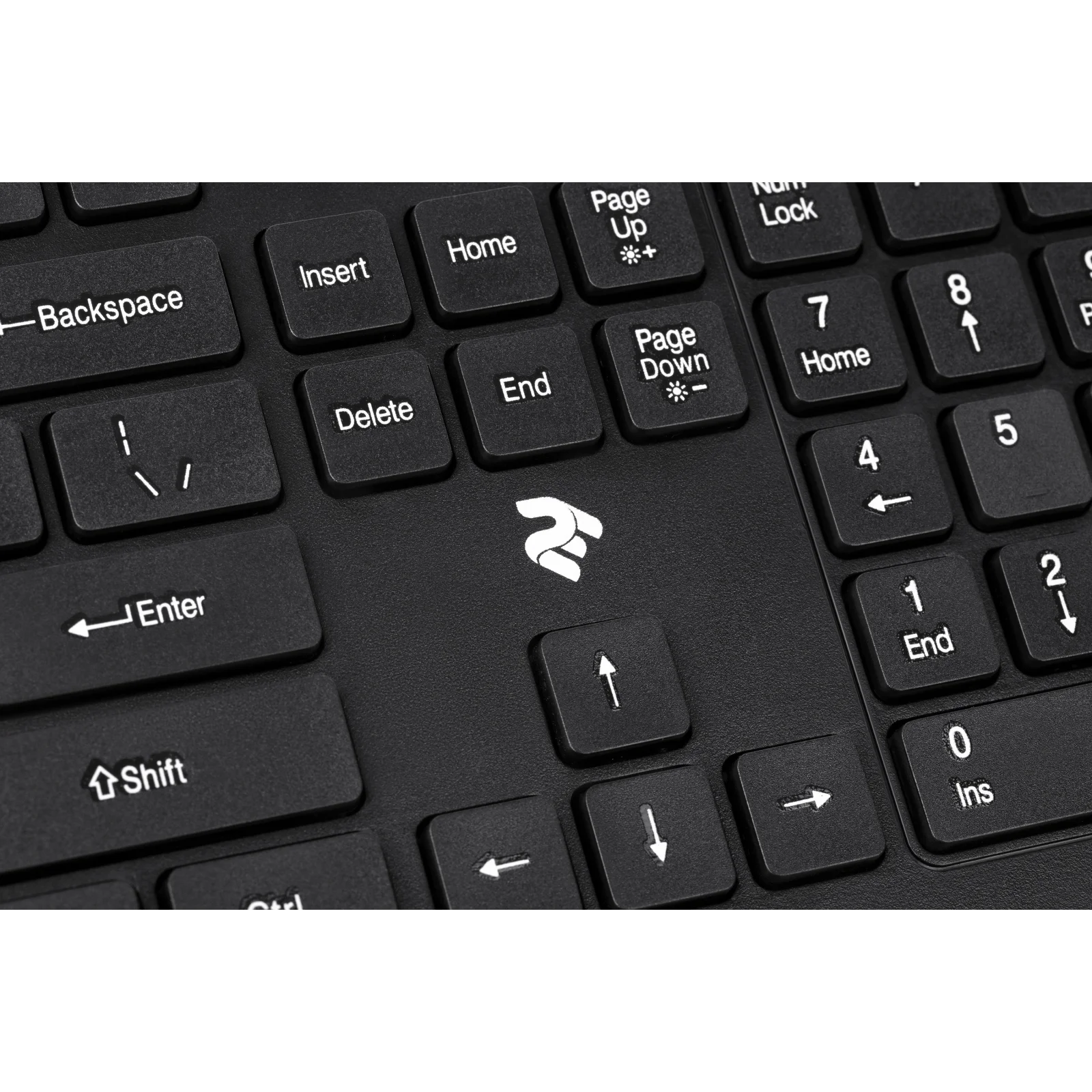 Клавіатура бездротова 2E KS210 Slim WL Ukr (2E-KS210WB) Black USB UA