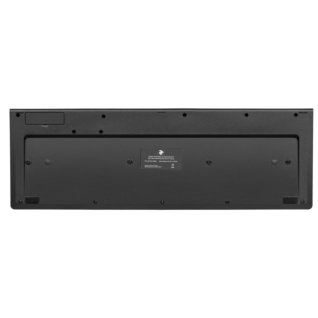 Клавіатура бездротова 2E KS210 Slim WL Ukr (2E-KS210WB) Black USB UA