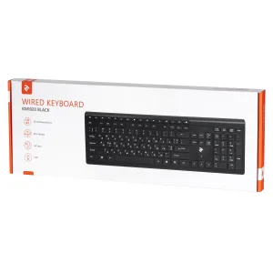 Клавіатура бездротова 2E KS210 Slim WL Ukr (2E-KS210WB) Black USB UA