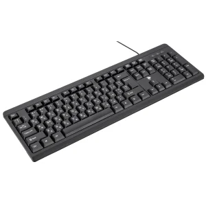 Клавіатура 2E KS108 Slim (2E-KS108UB) Black USB UA