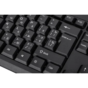 Клавіатура 2E KS108 Slim (2E-KS108UB) Black USB UA
