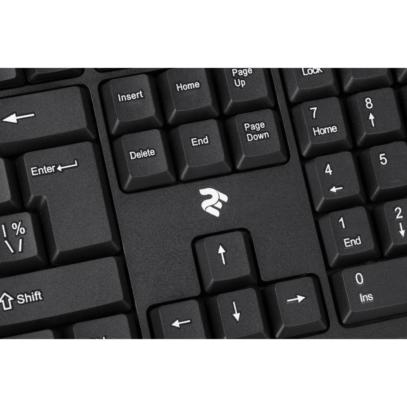 Клавіатура 2E KS108 Slim (2E-KS108UB) Black USB UA