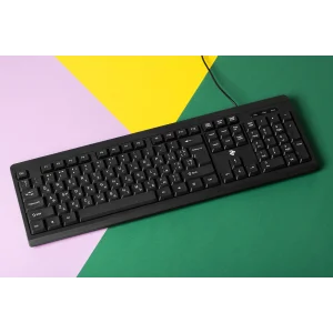 Клавіатура 2E KS108 Slim (2E-KS108UB) Black USB UA