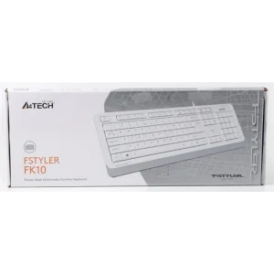 Клавіатура A4Tech FK10 White USB, FK10 (White) UA