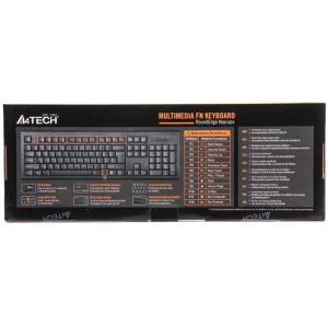 Клавиатура A4tech KR-83 Black USB, KR-83 USB (Black) UA
