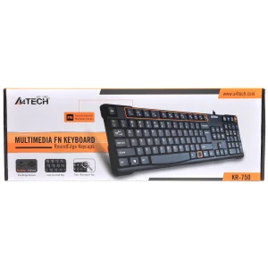 Клавіатура A4Tech KR-750 Black USB, KR-750 USB (Black) UA