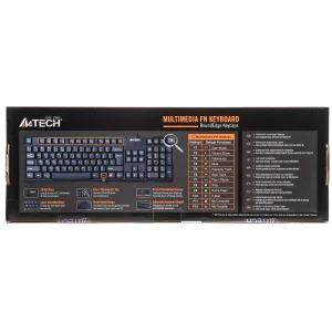 Клавіатура A4Tech KR-750 Black USB, KR-750 USB (Black) UA