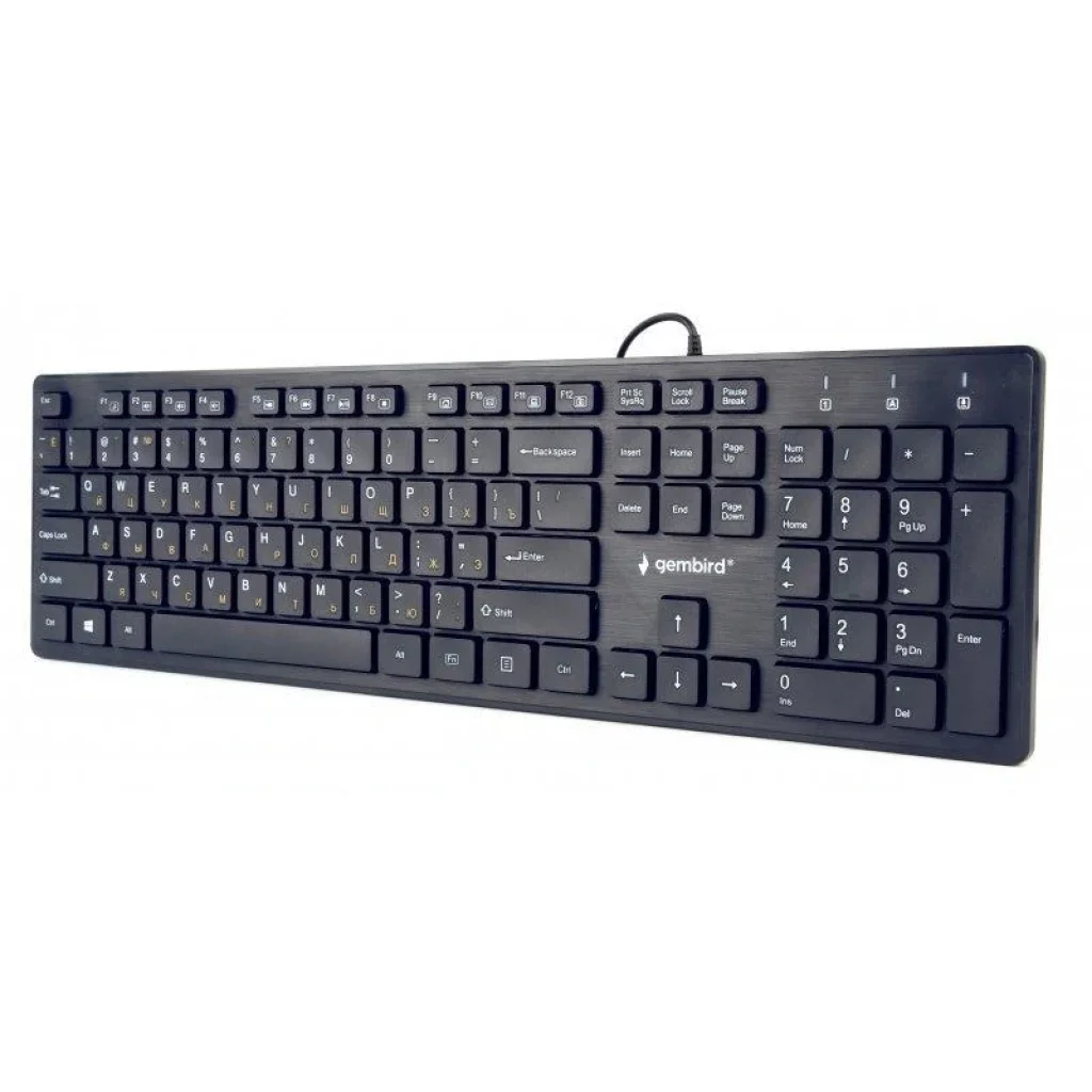 Клавіатура Gembird KB-MCH-03-UA Ukr Black UA