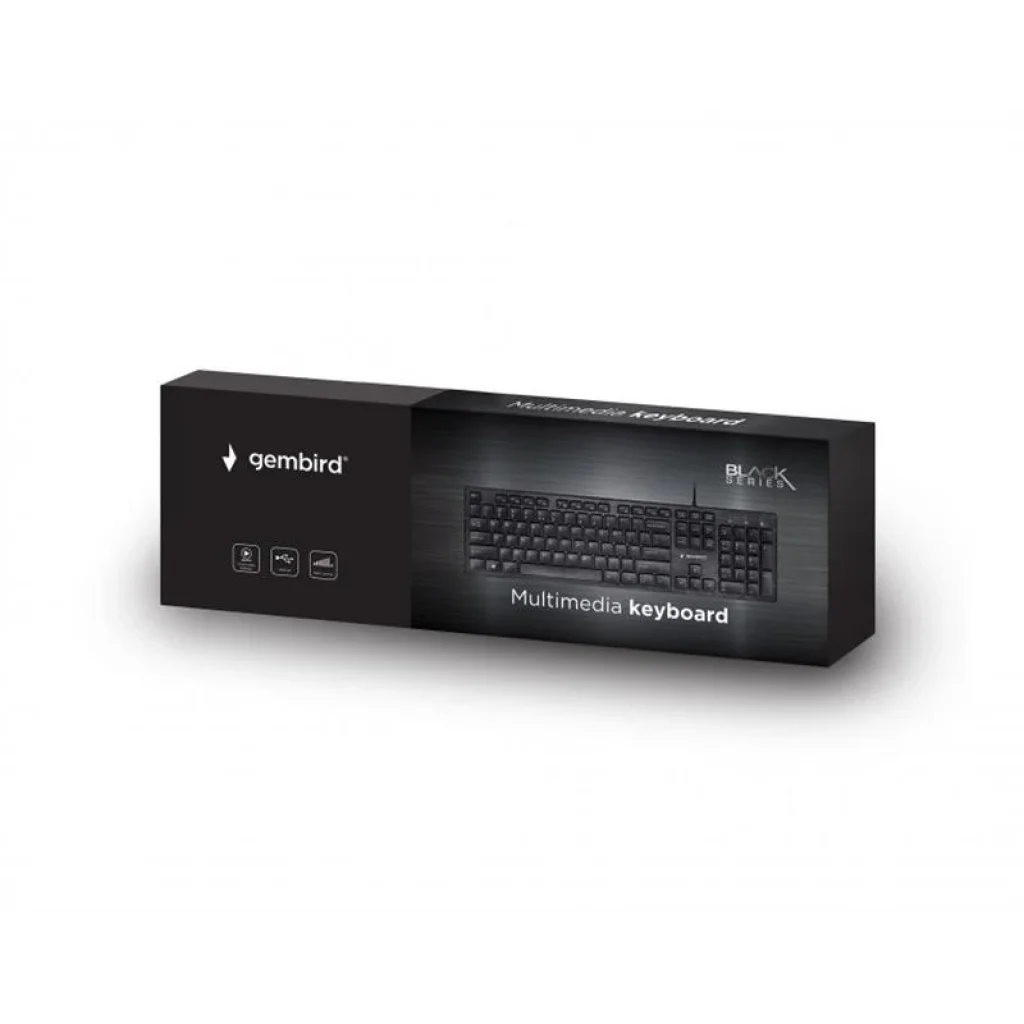 Клавіатура Gembird KB-MCH-03-UA Ukr Black UA