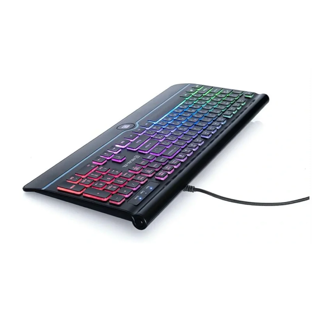 Клавіатура REAL-EL Comfort 8000 Backlit Ukr Black, EL123100033 UA