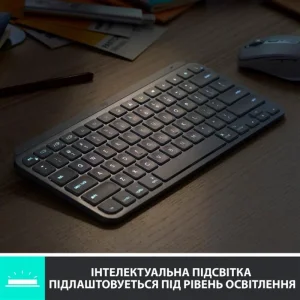 Клавіатура бездротова Logitech MX Keys Mini Wireless Illuminated UA Rose (920-010500) UA