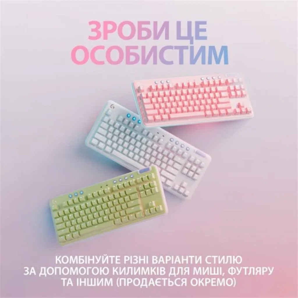 Клавіатура бездротова Logitech G715 Tactile White (920-010465) UA