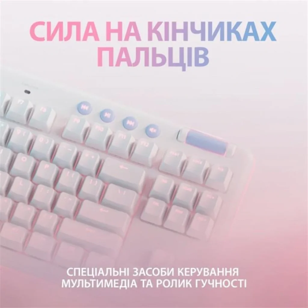 Клавіатура бездротова Logitech G715 Tactile White (920-010465) UA
