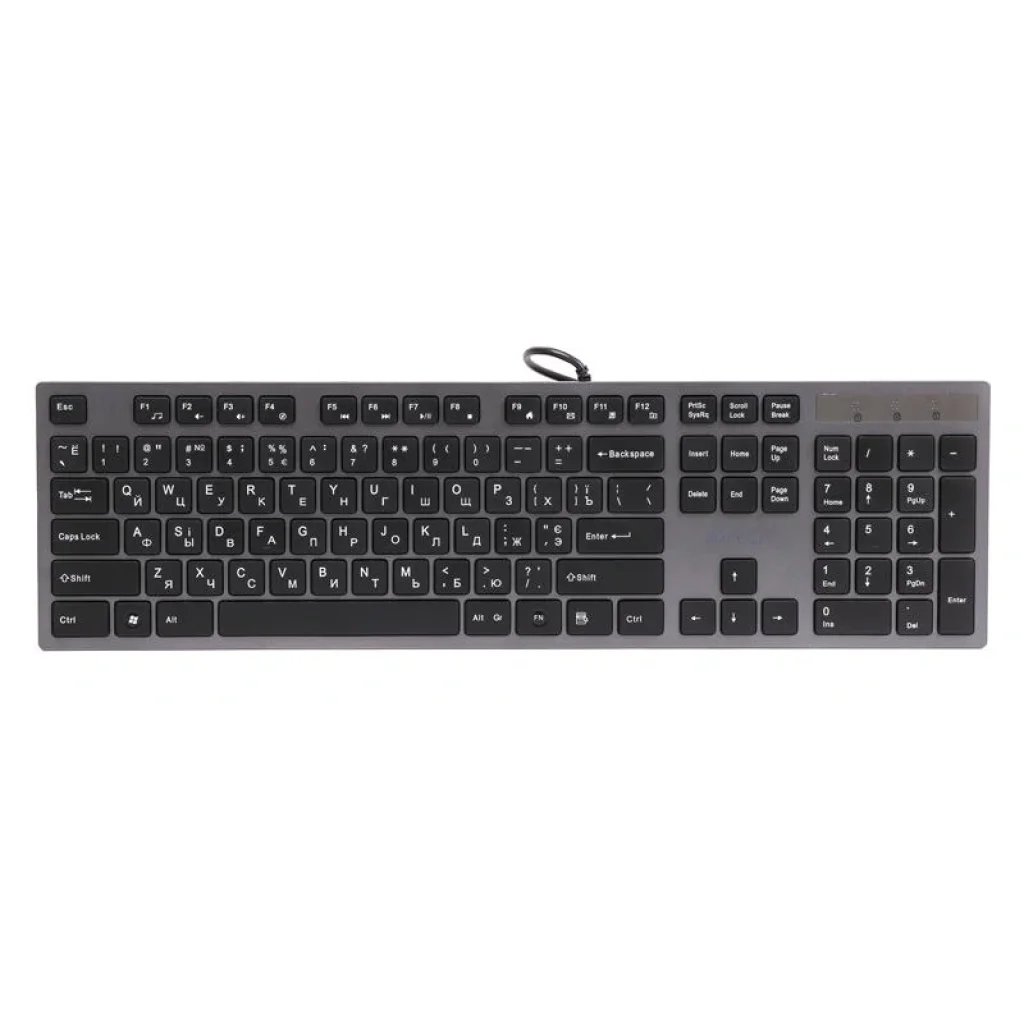 Клавіатура A4Tech KV-300H Grey/Black USB, KV-300H USB (Grey+Black) UA