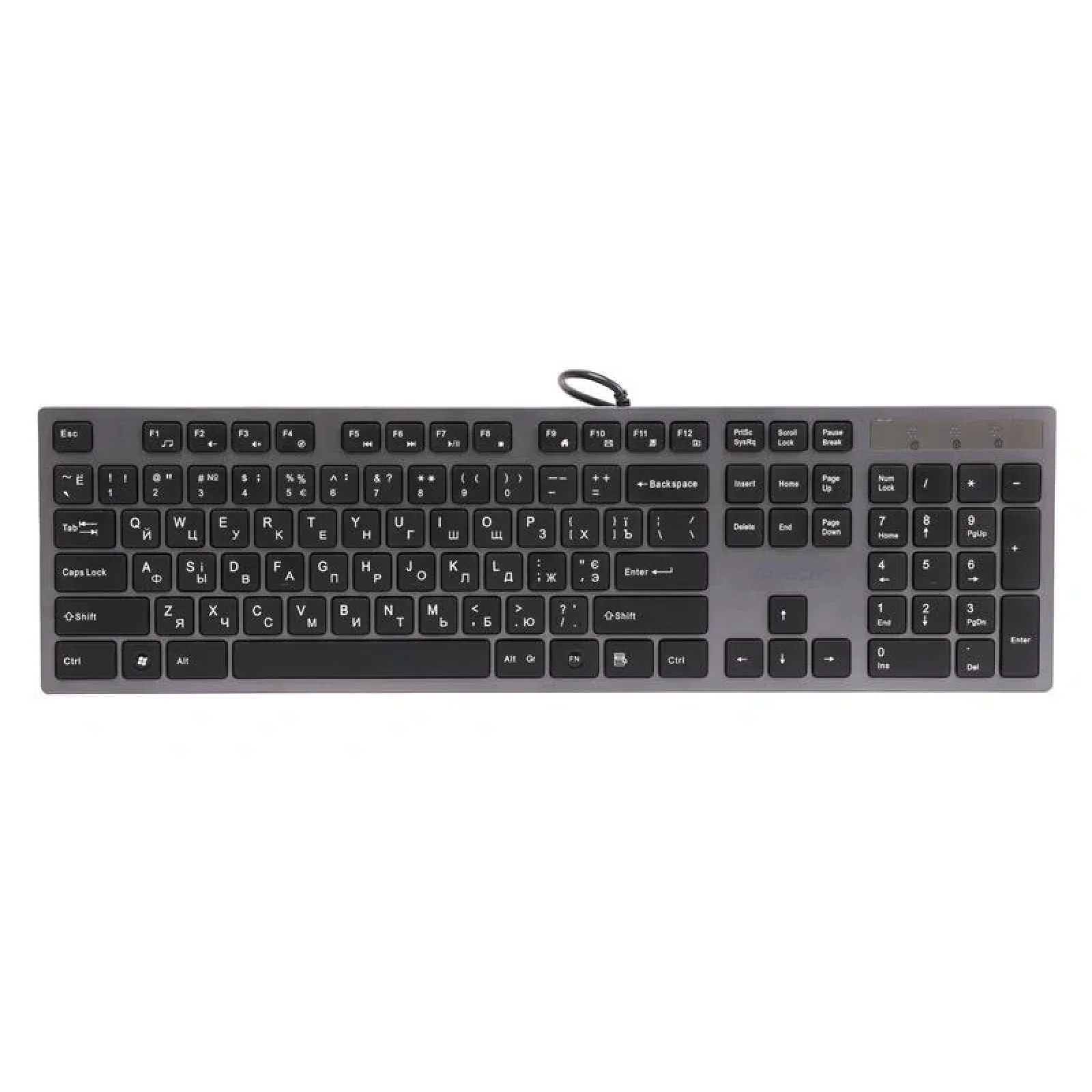 Клавіатура A4Tech KV-300H Grey/Black USB, KV-300H USB (Grey+Black) UA