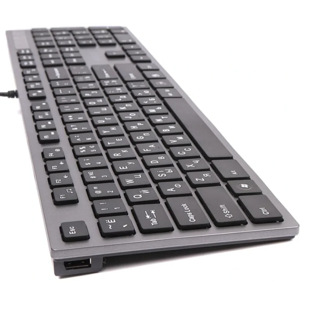 Клавіатура A4Tech KV-300H Grey/Black USB, KV-300H USB (Grey+Black) UA