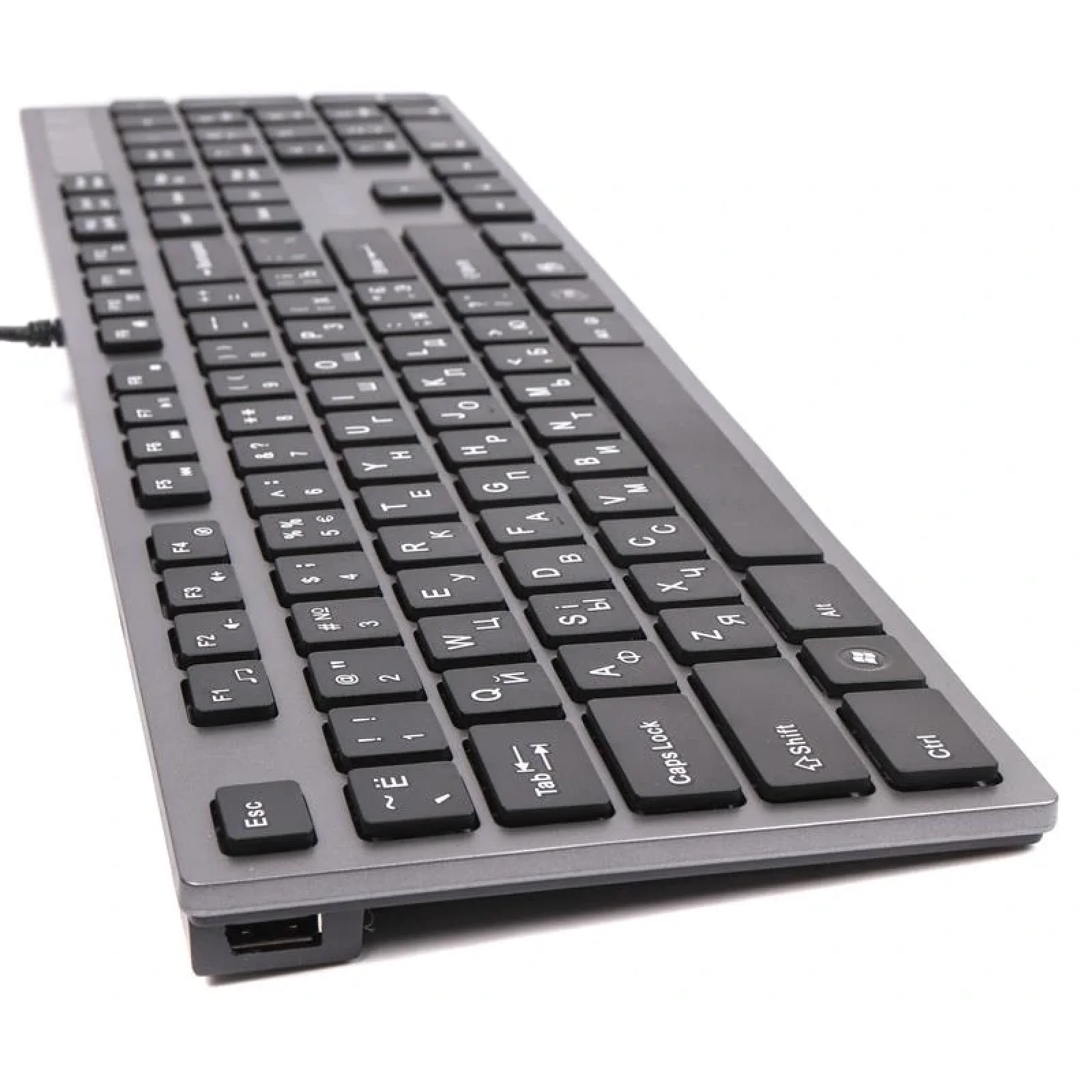 Клавіатура A4Tech KV-300H Grey/Black USB, KV-300H USB (Grey+Black) UA
