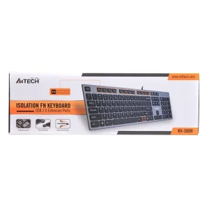 Клавіатура A4Tech KV-300H Grey/Black USB, KV-300H USB (Grey+Black) UA