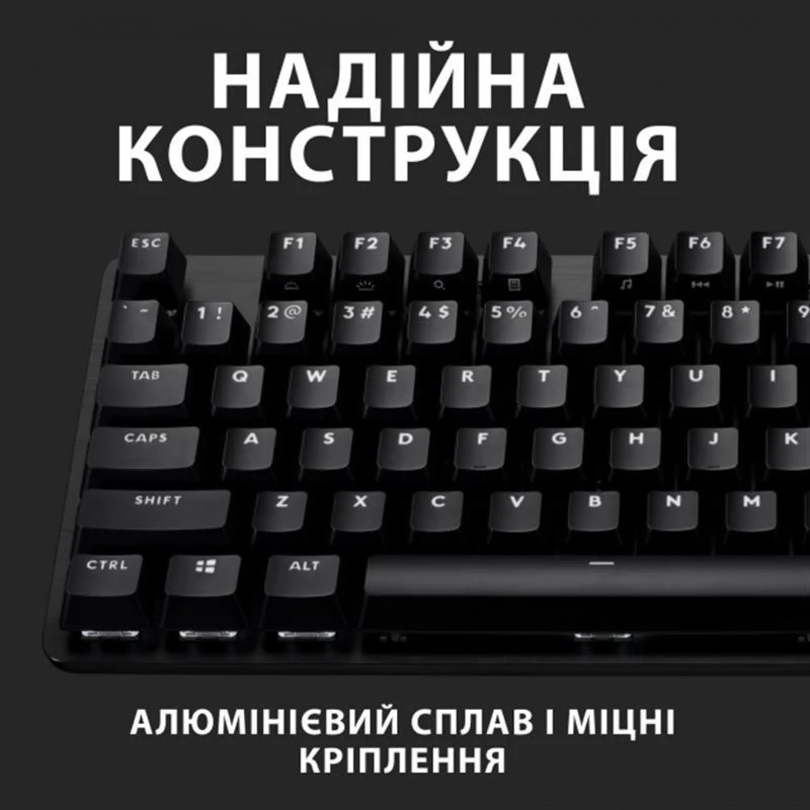 Клавиатура Logitech G413 TKL SE Corded Mechanical Gaming Keyboard Black (920-010446) UA