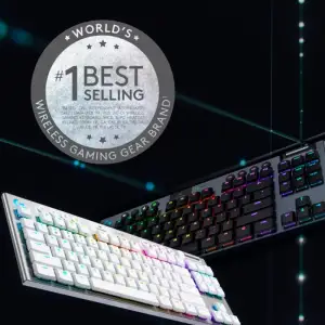 Клавиатура беспроводная Logitech G915 TKL Lightspeed Wireless RGB Mechanical Carbon Clicky Switch (920-009537) UA
