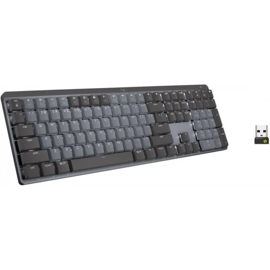 Клавіатура бездротова Logitech MX Mechanical Graphite Clicky (920-010759) UA