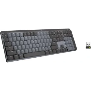 Клавіатура бездротова Logitech MX Mechanical Graphite Clicky (920-010759) UA