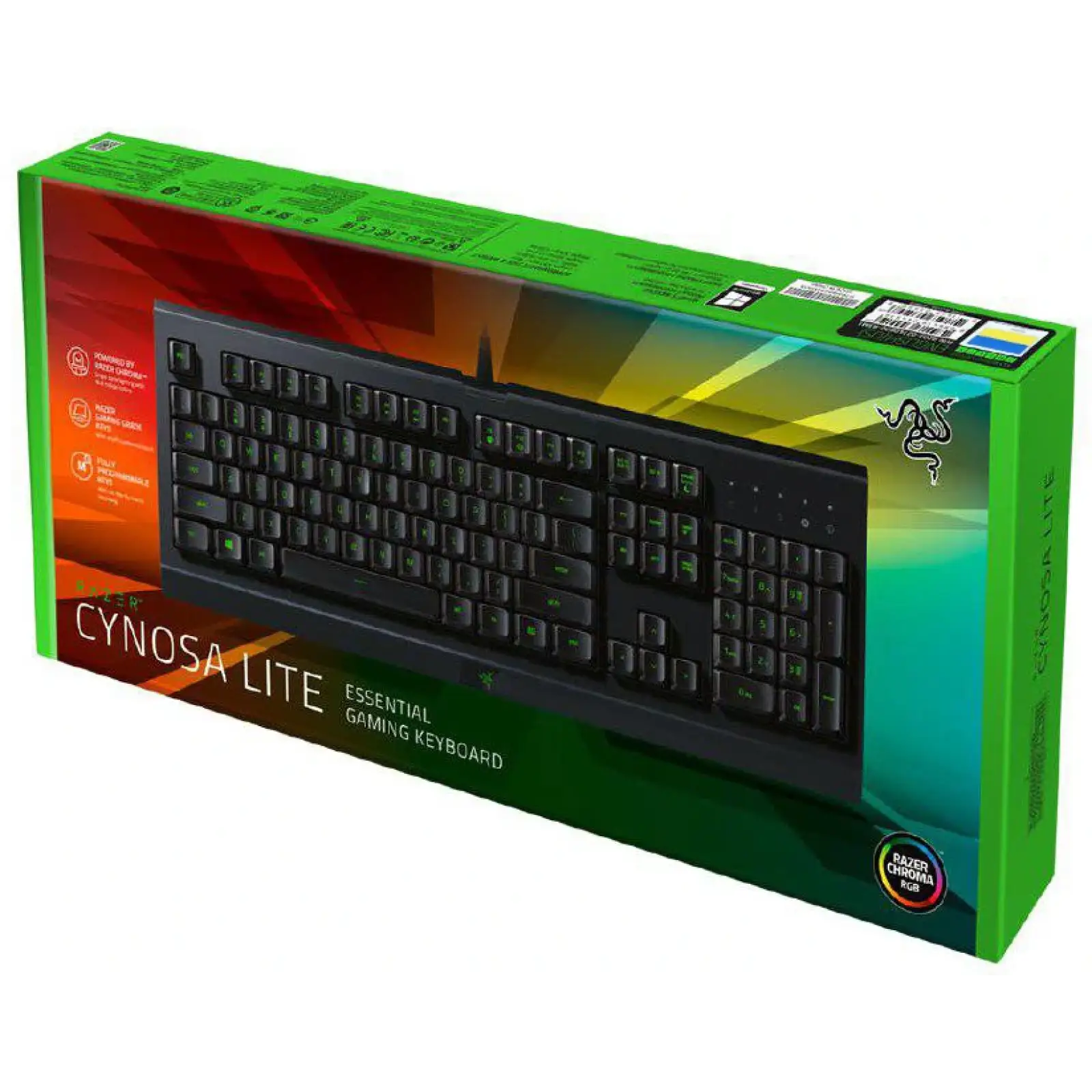 Клавіатура Razer Cynosa Lite RGB Chroma Black (RZ03-02741500-R3R1) UA