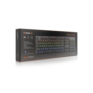 Клавіатура REAL-EL M 13 Grey, EL123100045 UA