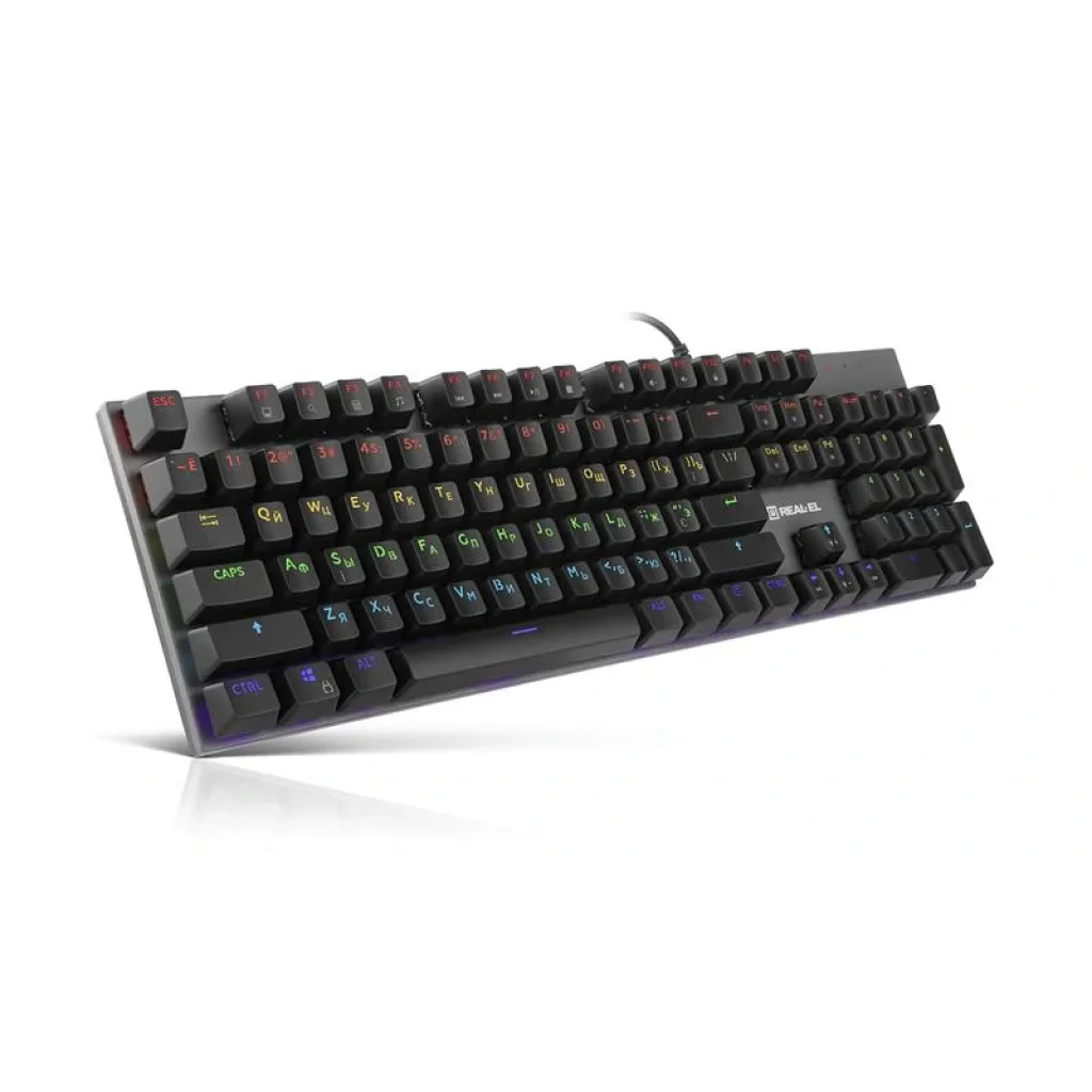 Клавіатура REAL-EL M 13 Grey, EL123100045 UA