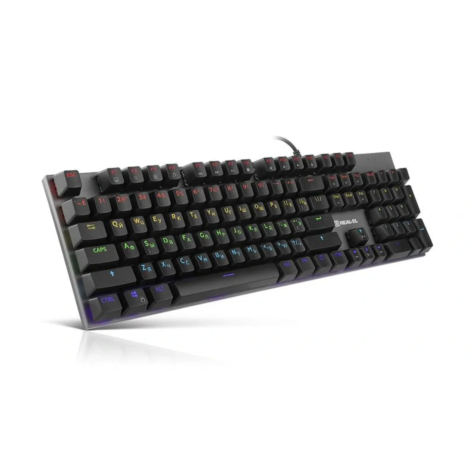 Клавіатура REAL-EL M 13 Grey, EL123100045 UA