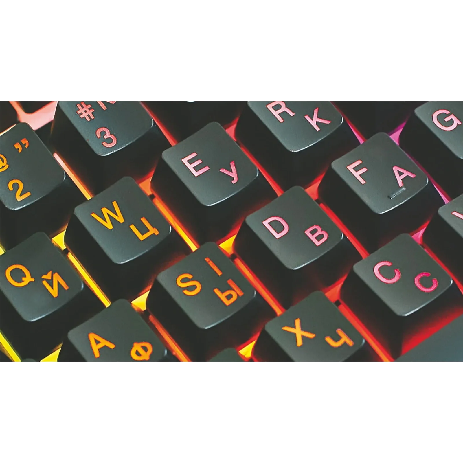 Клавіатура REAL-EL Gaming 8710 TKL Backlit Ukr Black, EL123100030 UA