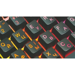 Клавіатура REAL-EL Gaming 8710 TKL Backlit Ukr Black, EL123100030 UA