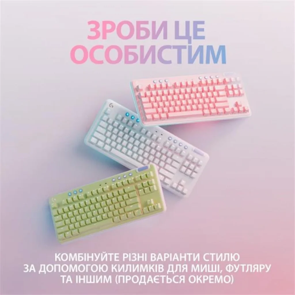 Клавіатура бездротова Logitech G715 Linear White (920-010692) UA