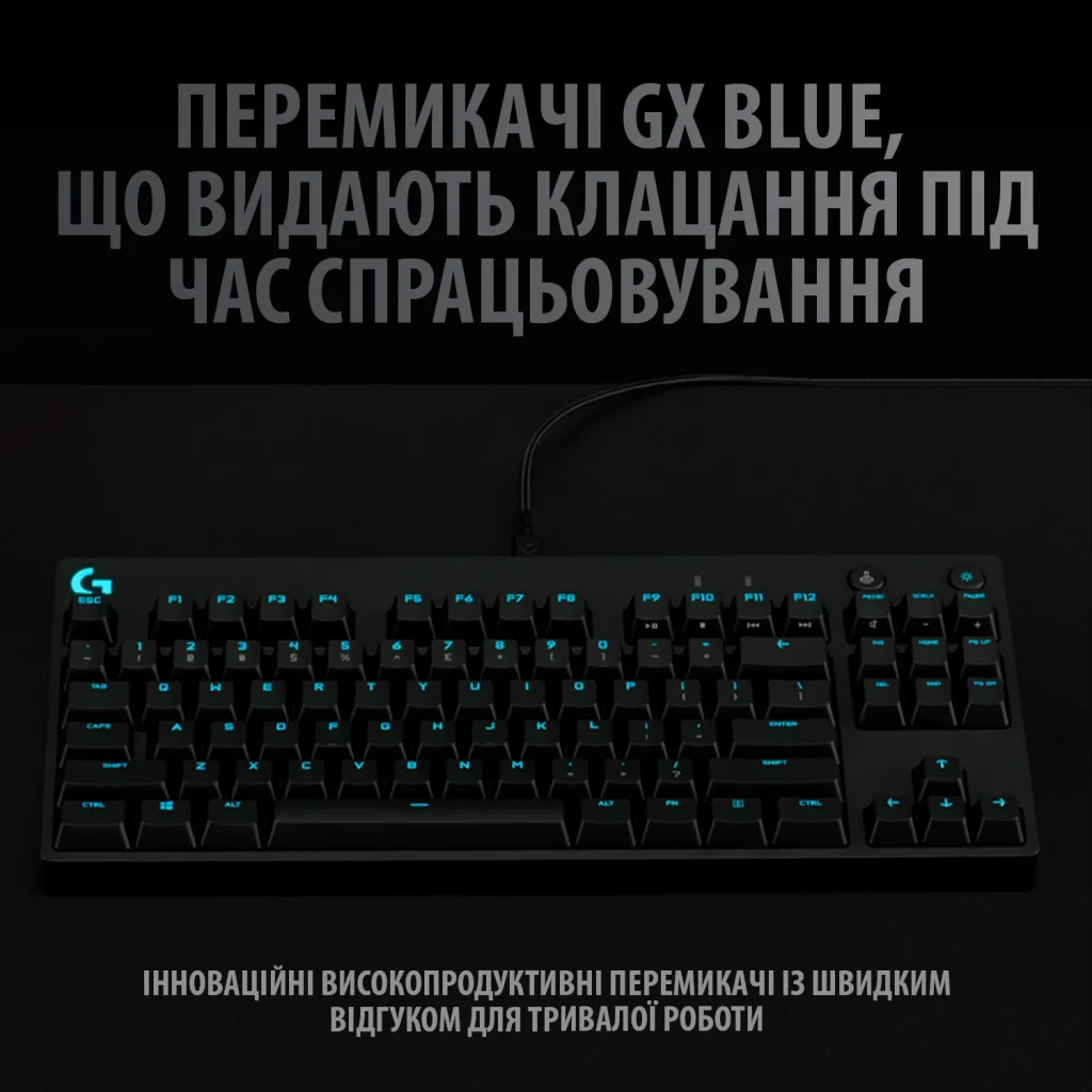 Клавіатура Logitech G Pro Mechanical Gaming (920-009392) UA