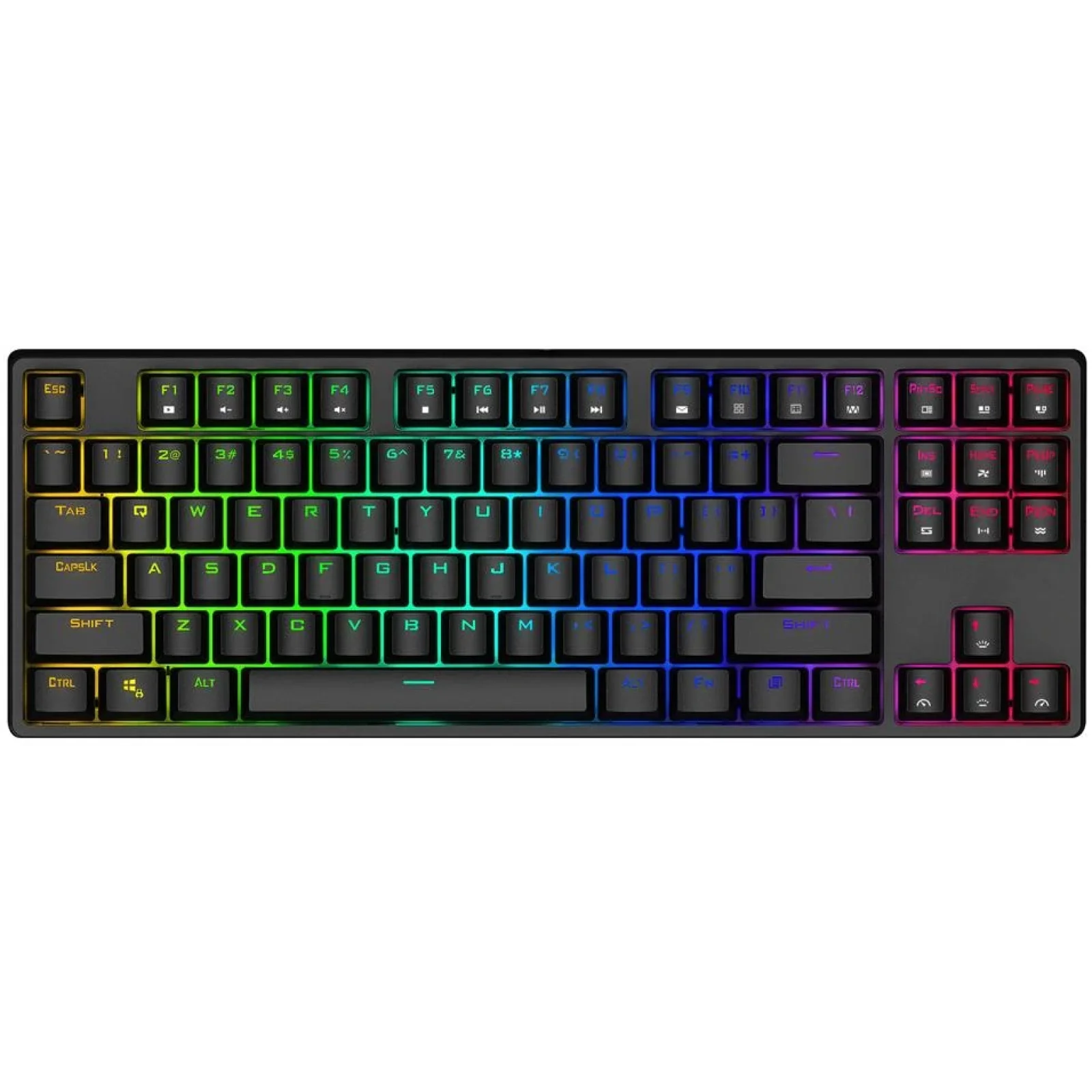 Клавиатура 1stPlayer MK8 Lite Gateron Yellow Switch UA