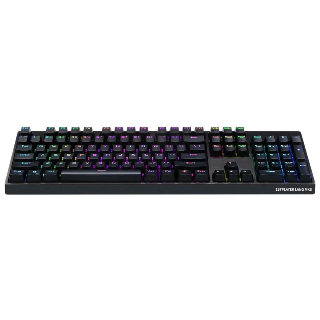 Клавіатура 1stPlayer MK8 Titan Gateron Black Switch UA