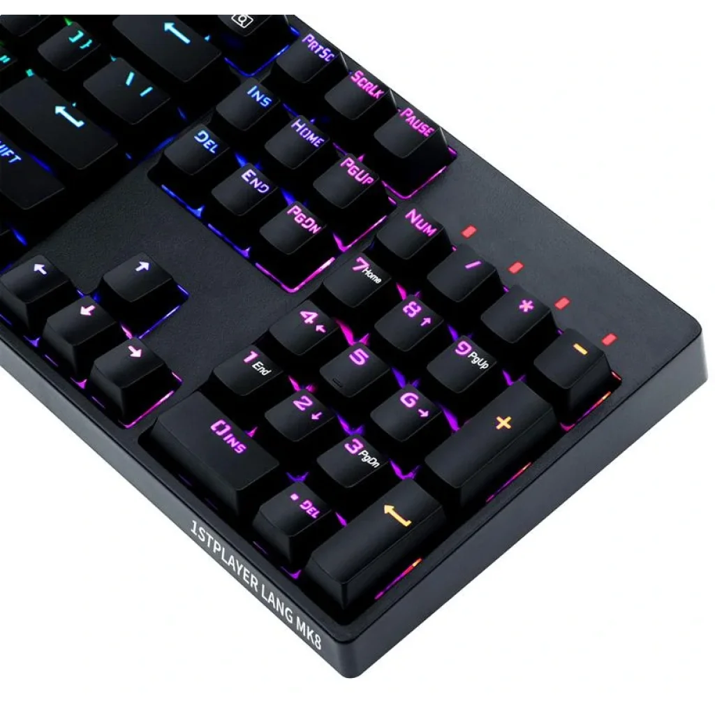 Клавіатура 1stPlayer MK8 Titan Gateron Black Switch UA