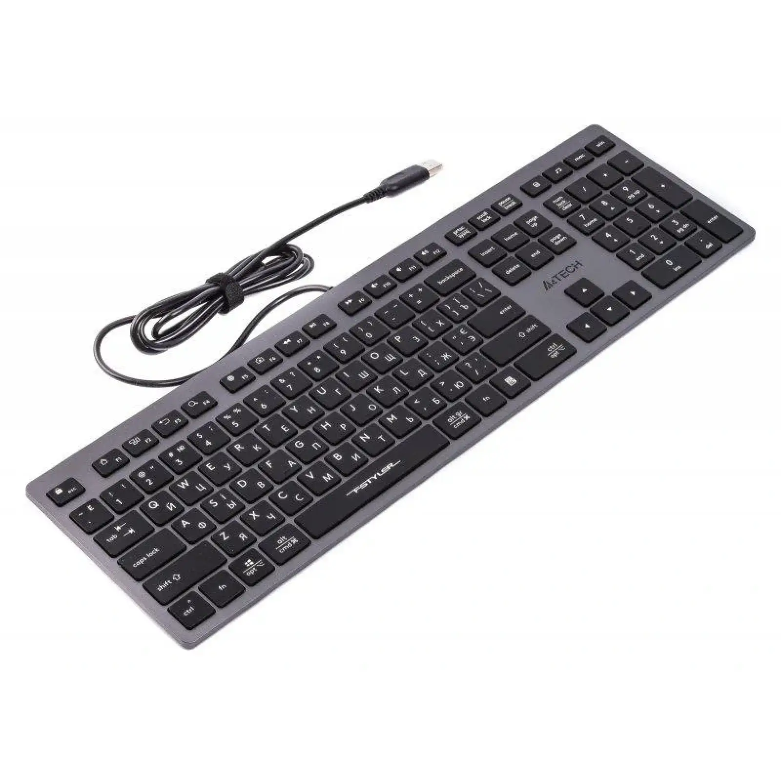Клавиатура A4Tech Fstyler FX-50 Grey, FX50 USB (Grey) UA