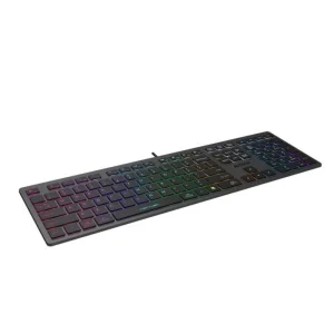 Клавіатура A4Tech Fstyler FX60H Grey Neon backlit, FX60H USB (Grey) Neon backlit UA
