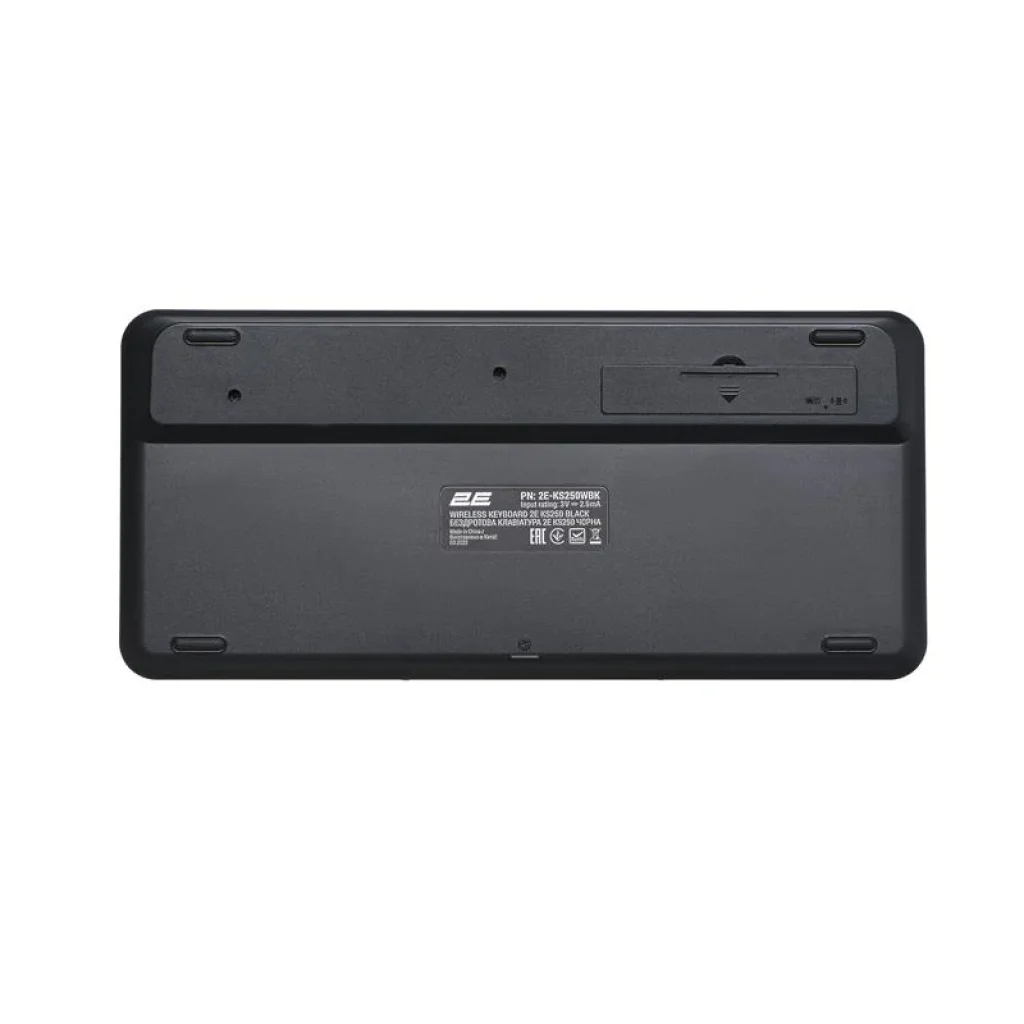 Клавиатура беспроводная 2E KS250 WL BT Black (2E-KS250WBK) UA