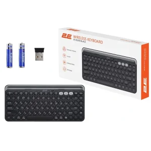 Клавиатура беспроводная 2E KS250 WL BT Black (2E-KS250WBK) UA