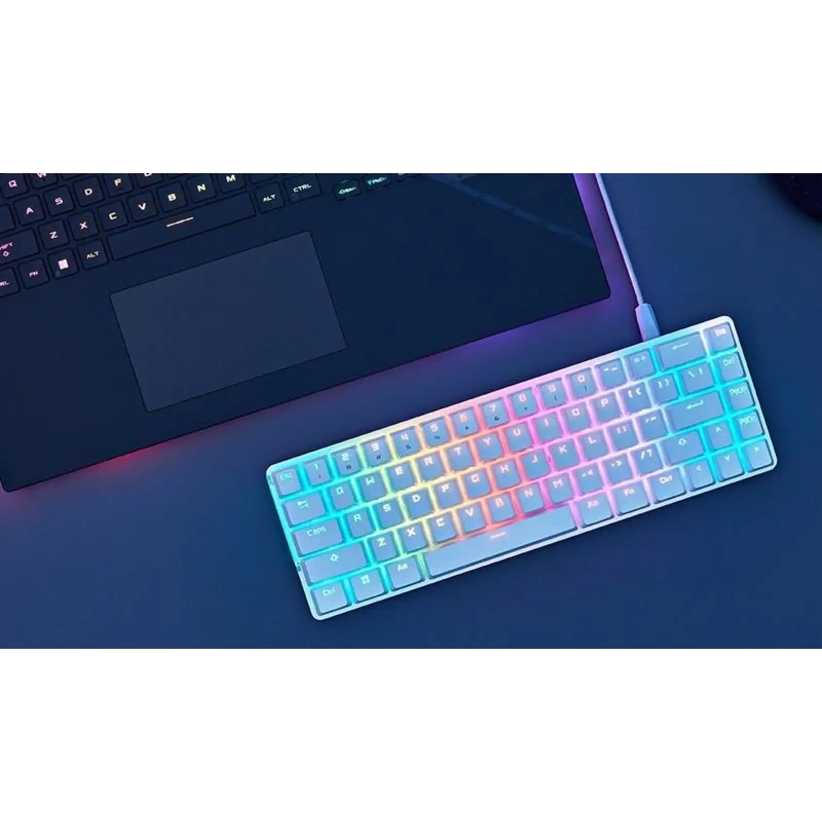 Клавіатура Asus ROG Falchion Ace LED 68key NX RD White (90MP0346-BKUA11) UA