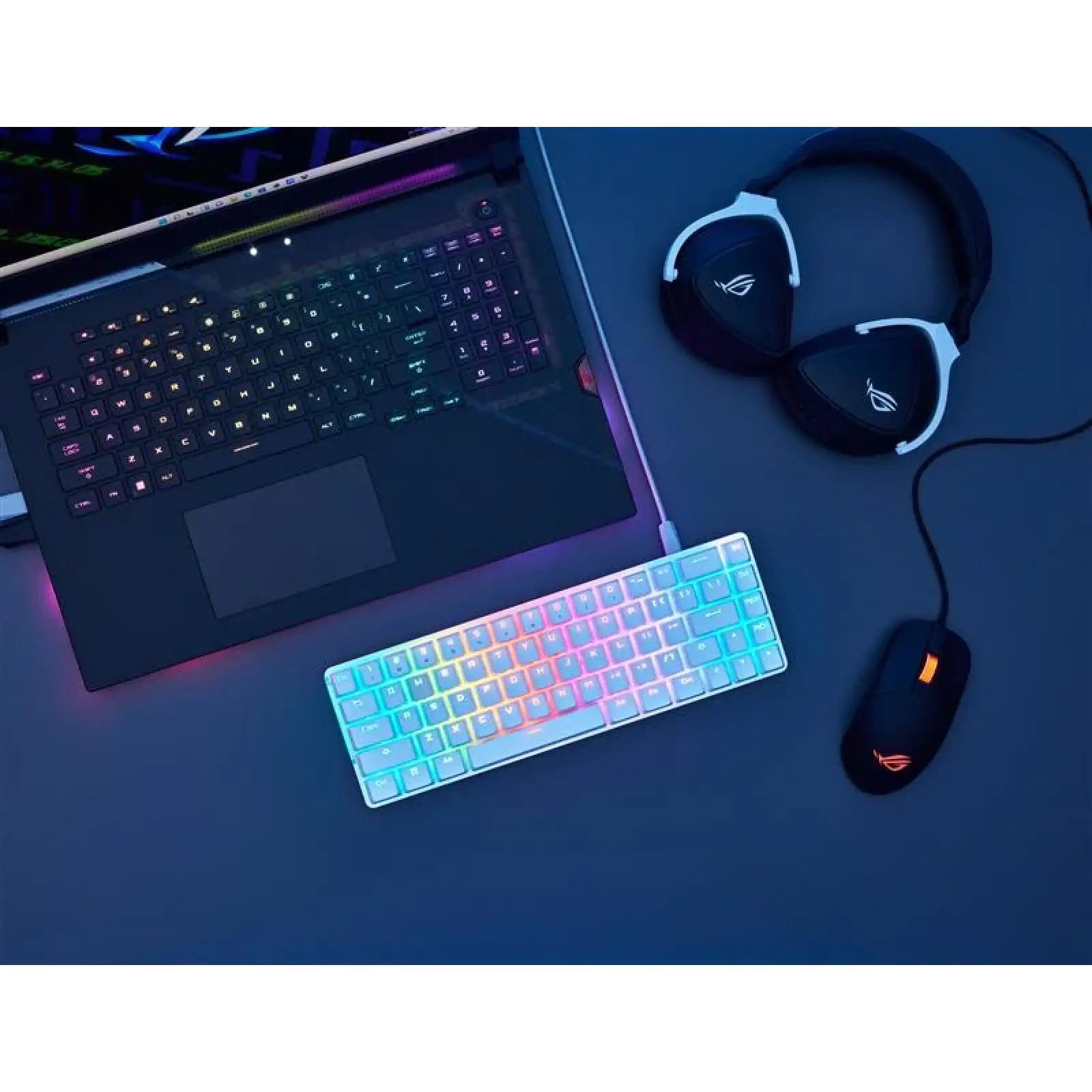 Клавіатура Asus ROG Falchion Ace LED 68key NX RD White (90MP0346-BKUA11) UA