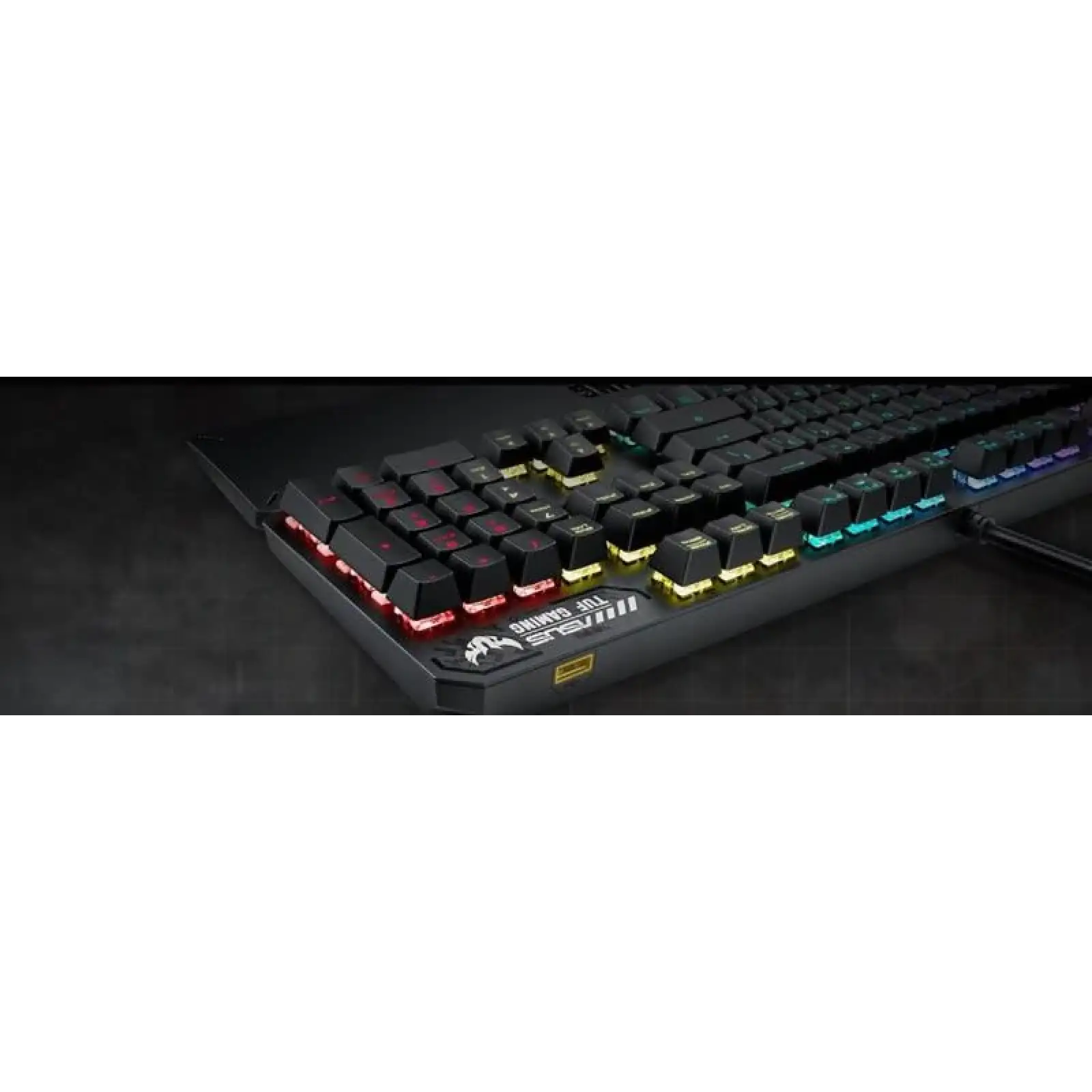 Клавіатура Asus TUF Gaming K3 RGB 104key Kailh BN UA Black (90MP01Q1-BKMA00) UA