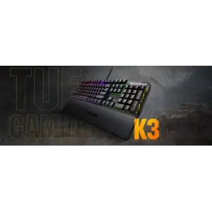 Клавіатура Asus TUF Gaming K3 RGB 104key Kailh BN UA Black (90MP01Q1-BKMA00) UA