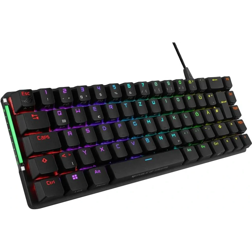 Клавіатура Asus ROG Falchion Ace LED 68key NX RD Black (90MP0346-BKUA01) UA
