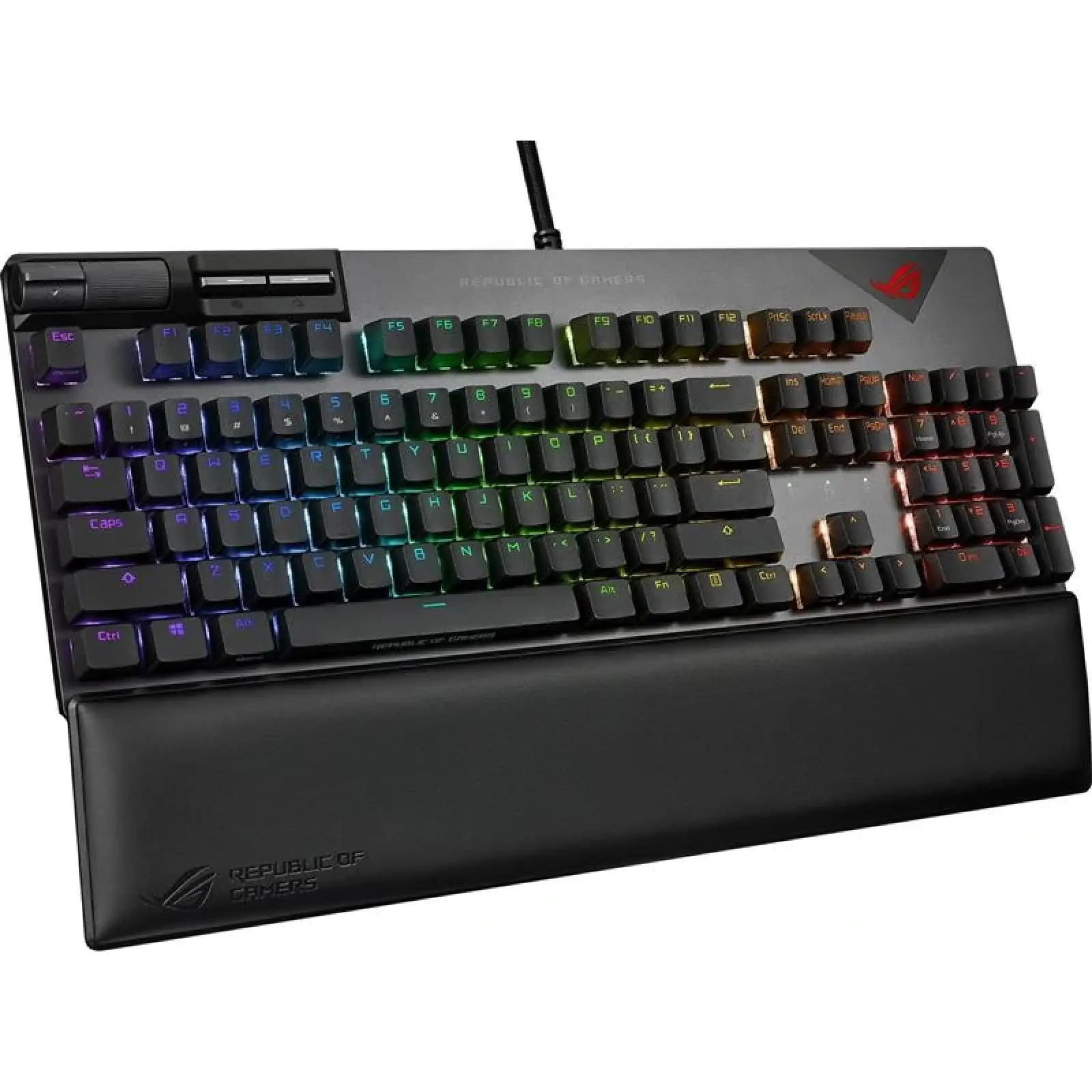 Клавіатура Asus ROG Strix Flare II LED 104key NX Red US Black/Grey (90MP02D6-BKUA01) UA