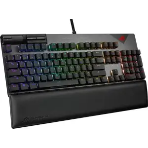 Клавіатура Asus ROG Strix Flare II LED 104key NX Red US Black/Grey (90MP02D6-BKUA01) UA